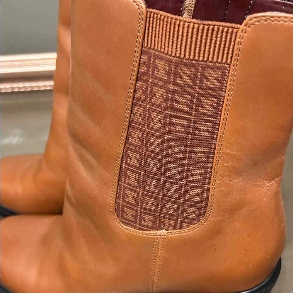 SARTO By Franco Sarto Brown Heeled Boots - Picture 8 of 9